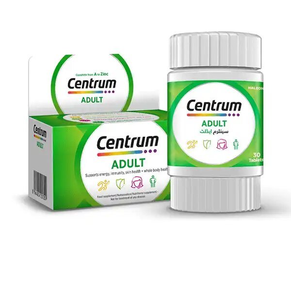 Centrum Adults Multivitamin Tablets (1 Bottle = 30 Tablets)