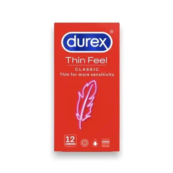Durex Feel Thin Condoms (1 Pack = 12Pcs)